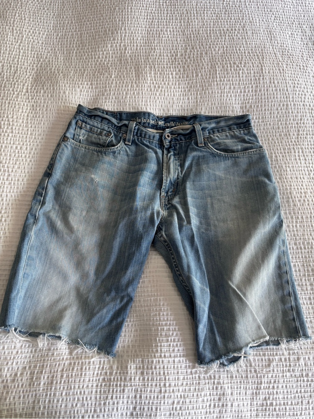 Levi’s Low Boot Cut Jean Shorts